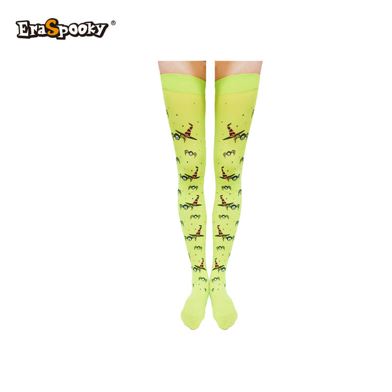 Medias altas con estampado esquelético – Halloween &amp; Cosplay