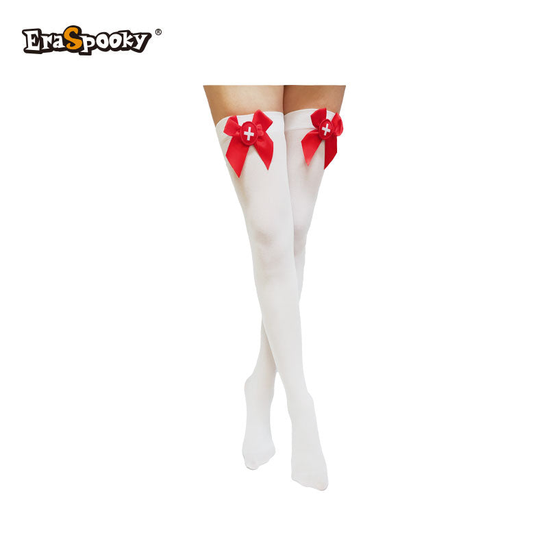 Medias altas con estampado esquelético – Halloween &amp; Cosplay