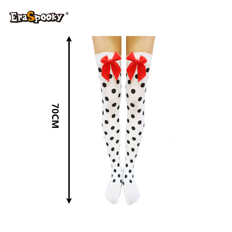 Medias altas con estampado esquelético – Halloween &amp; Cosplay
