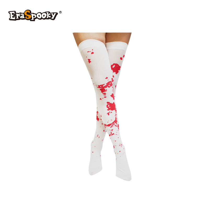 Medias altas “Salpicaduras” – Halloween &amp; Cosplay