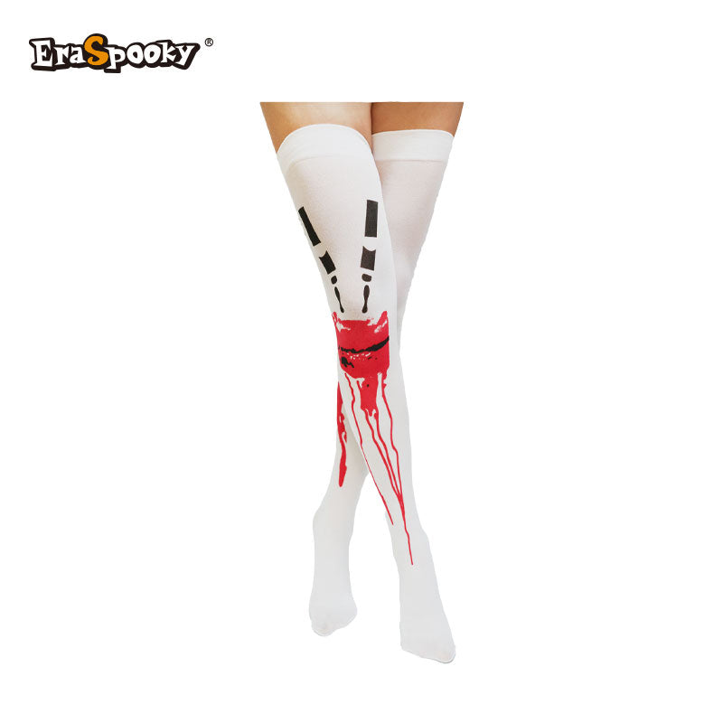 Medias altas “Salpicaduras” – Halloween &amp; Cosplay