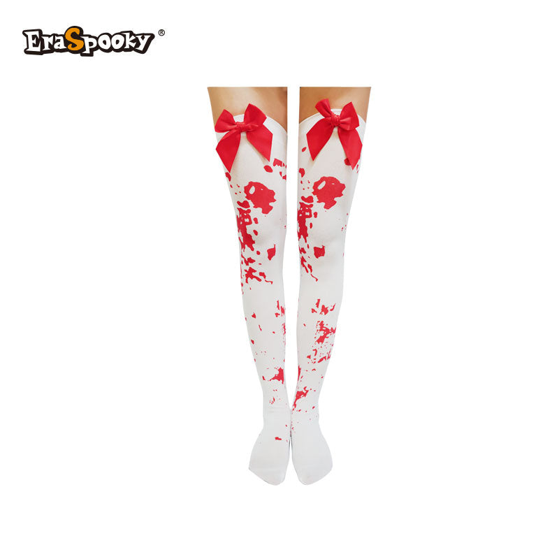 Medias altas “Salpicaduras” – Halloween &amp; Cosplay