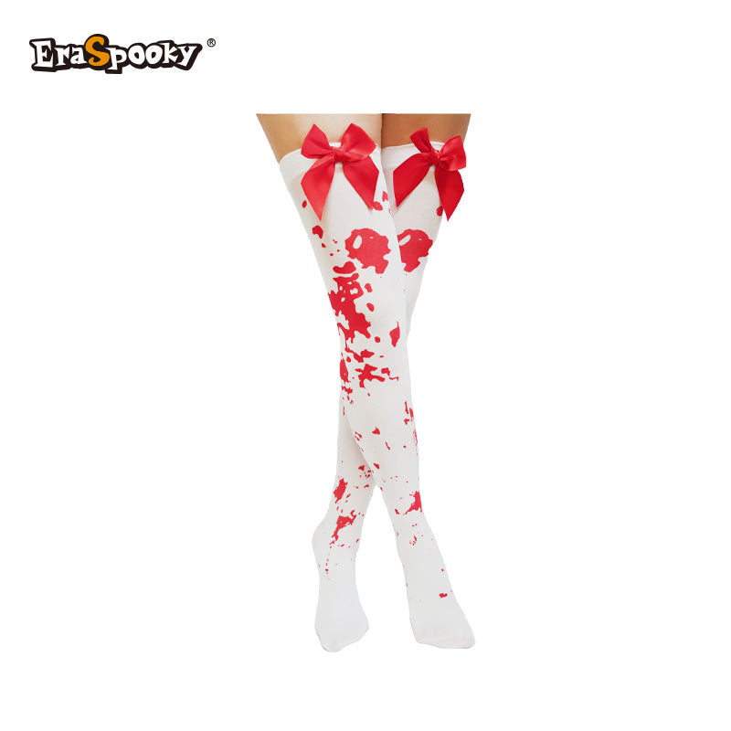 Medias altas “Salpicaduras” – Halloween &amp; Cosplay