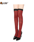 Pantimedias a rayas – Estilo Halloween