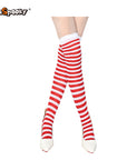 Pantimedias a rayas – Estilo Halloween