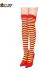Pantimedias a rayas – Estilo Halloween