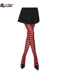 Pantimedias a rayas – Estilo Halloween
