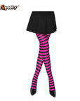 Pantimedias a rayas – Estilo Halloween