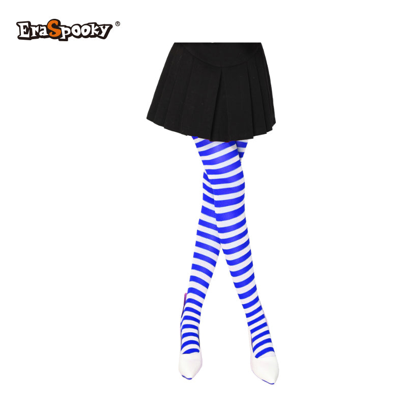 Pantimedias a rayas – Estilo Halloween