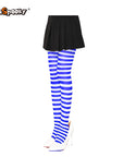 Pantimedias a rayas – Estilo Halloween