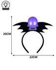 Diadema con Luces LED – Accesorio de Halloween