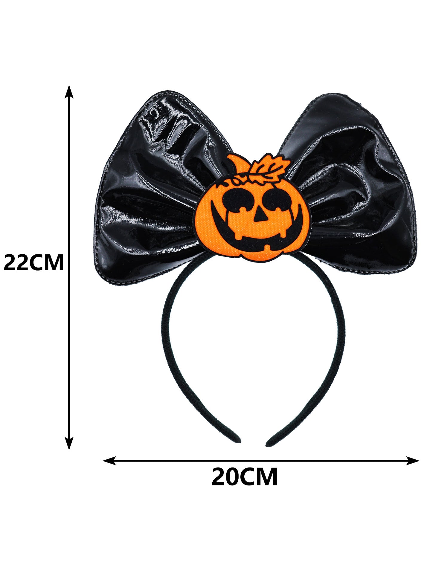 Diadema de Lazo con Calabazas – Accesorio Encantador para Halloween