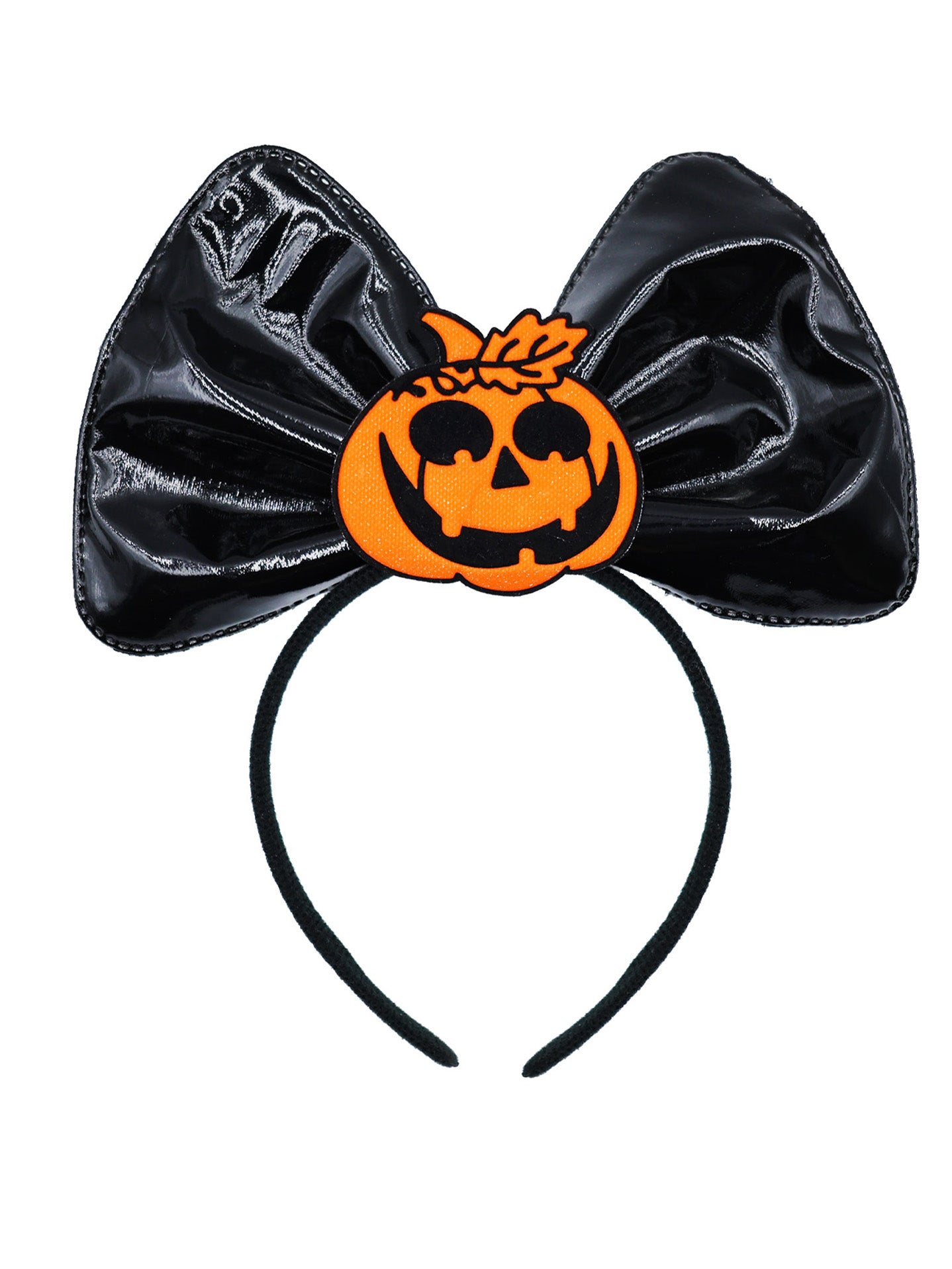 Diadema de Lazo con Calabazas – Accesorio Encantador para Halloween