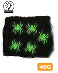 Tela de Araña Decorativa con Arañas – Ideal para Halloween