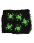 Tela de Araña Decorativa con Arañas – Ideal para Halloween