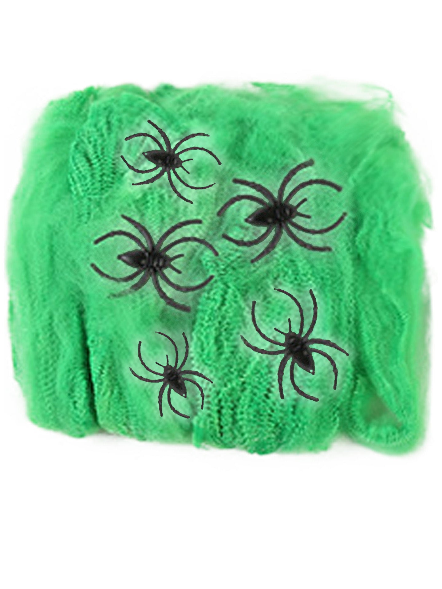 Tela de Araña Decorativa con Arañas – Ideal para Halloween
