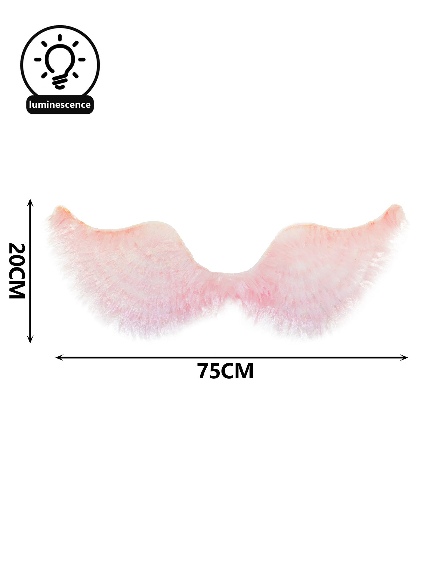 Alas de Ángel con Luces LED Multicolor – Para Disfraz y Fiesta