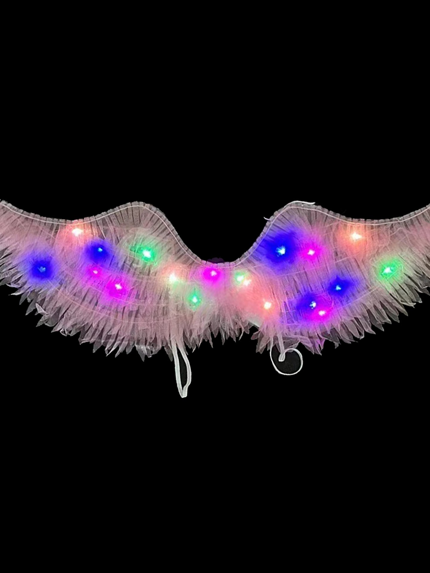 Alas de Ángel con Luces LED Multicolor – Para Disfraz y Fiesta