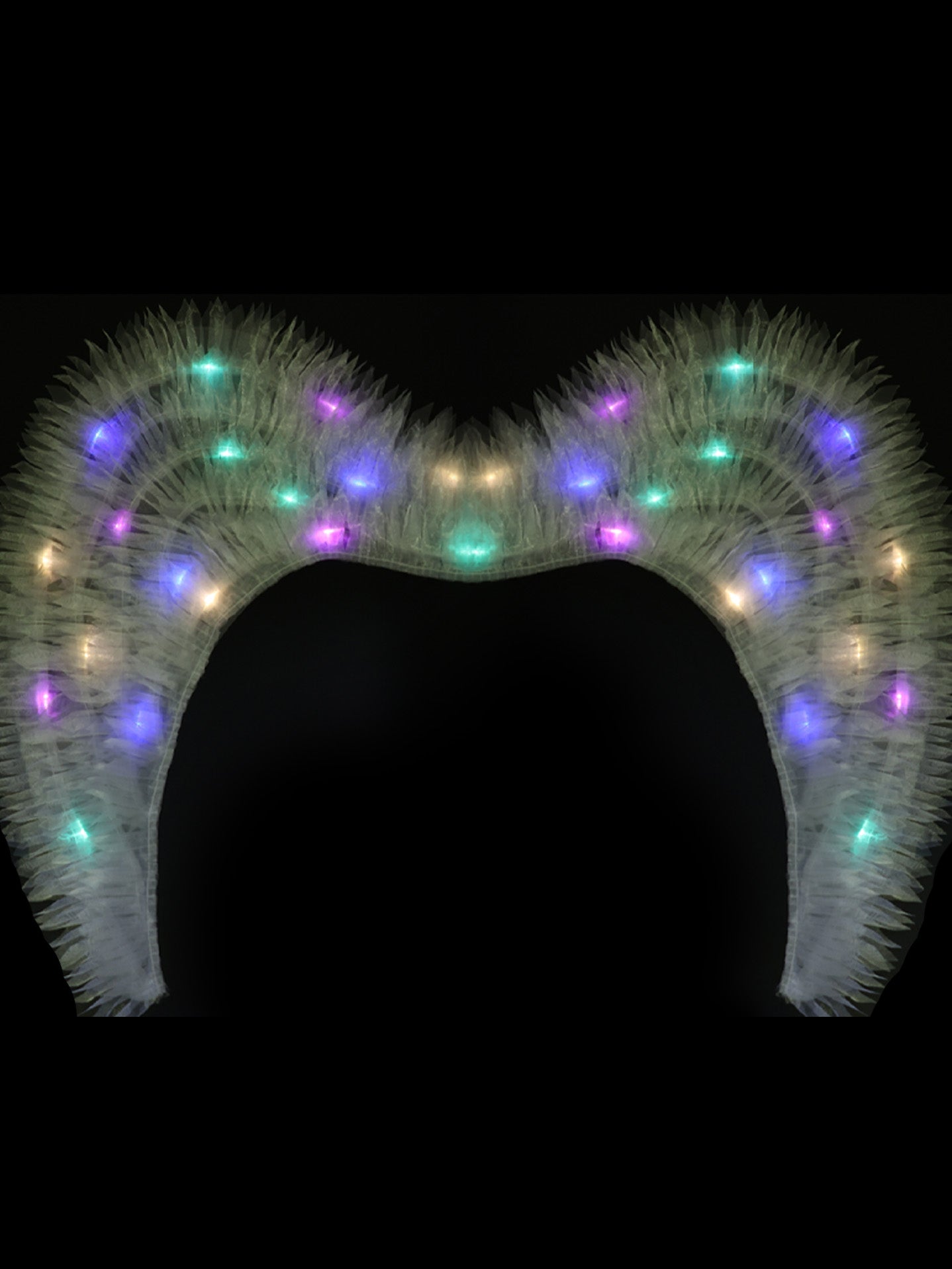 Alas de Ángel con Luces LED Multicolor – Para Disfraz y Fiesta