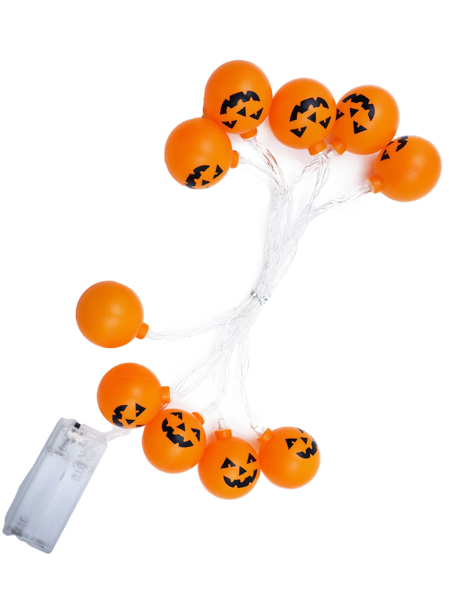 Guirnalda de Calaveras con Luz LED – Decoración Terrorífica de Halloween