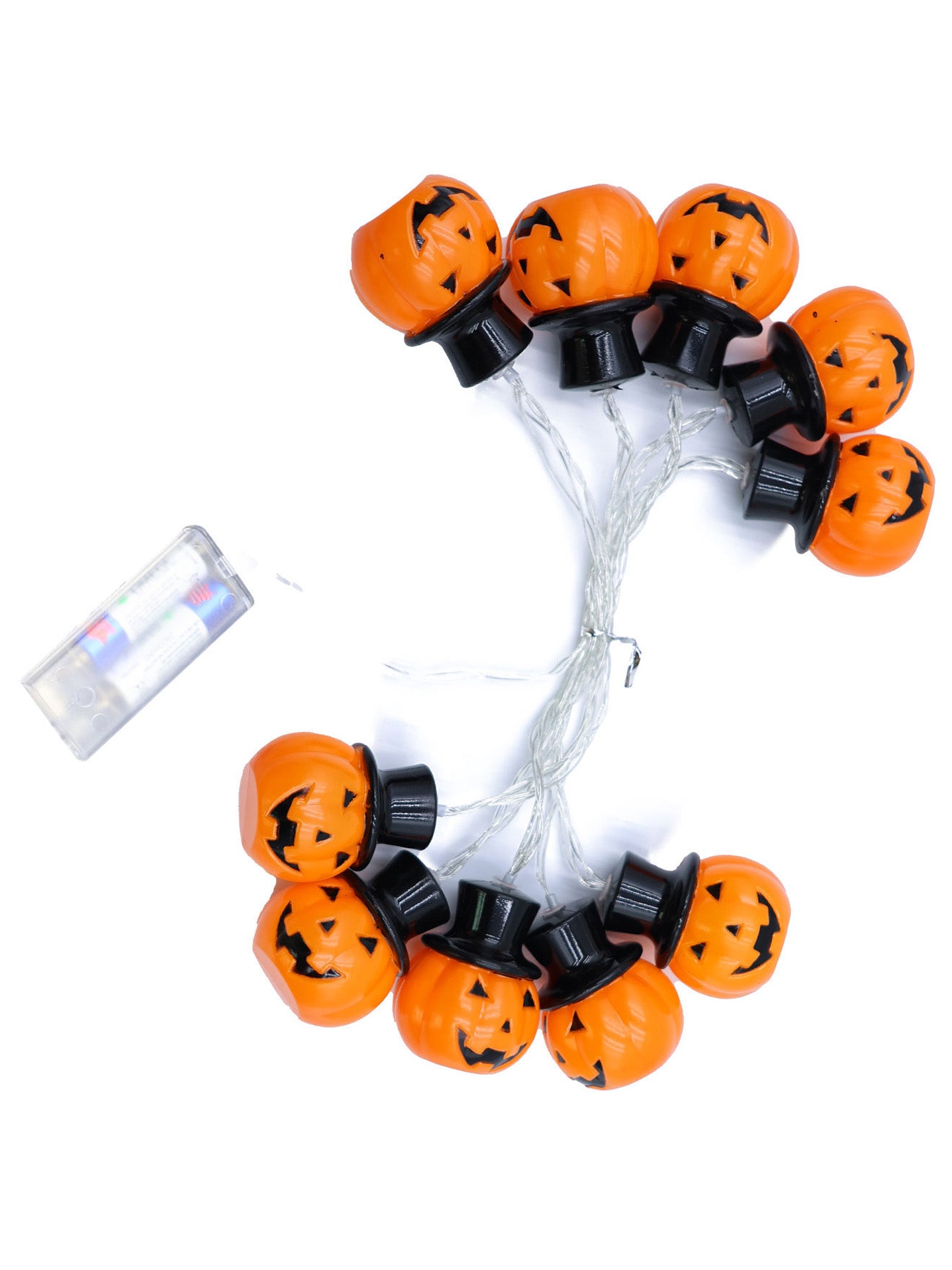 Guirnalda de Calaveras con Luz LED – Decoración Terrorífica de Halloween