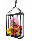 Esqueleto Payaso en Jaula – Decoración Eléctrica de Halloween