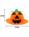 Sombrero de Calabaza para Halloween – Accesorio Divertido para Niños