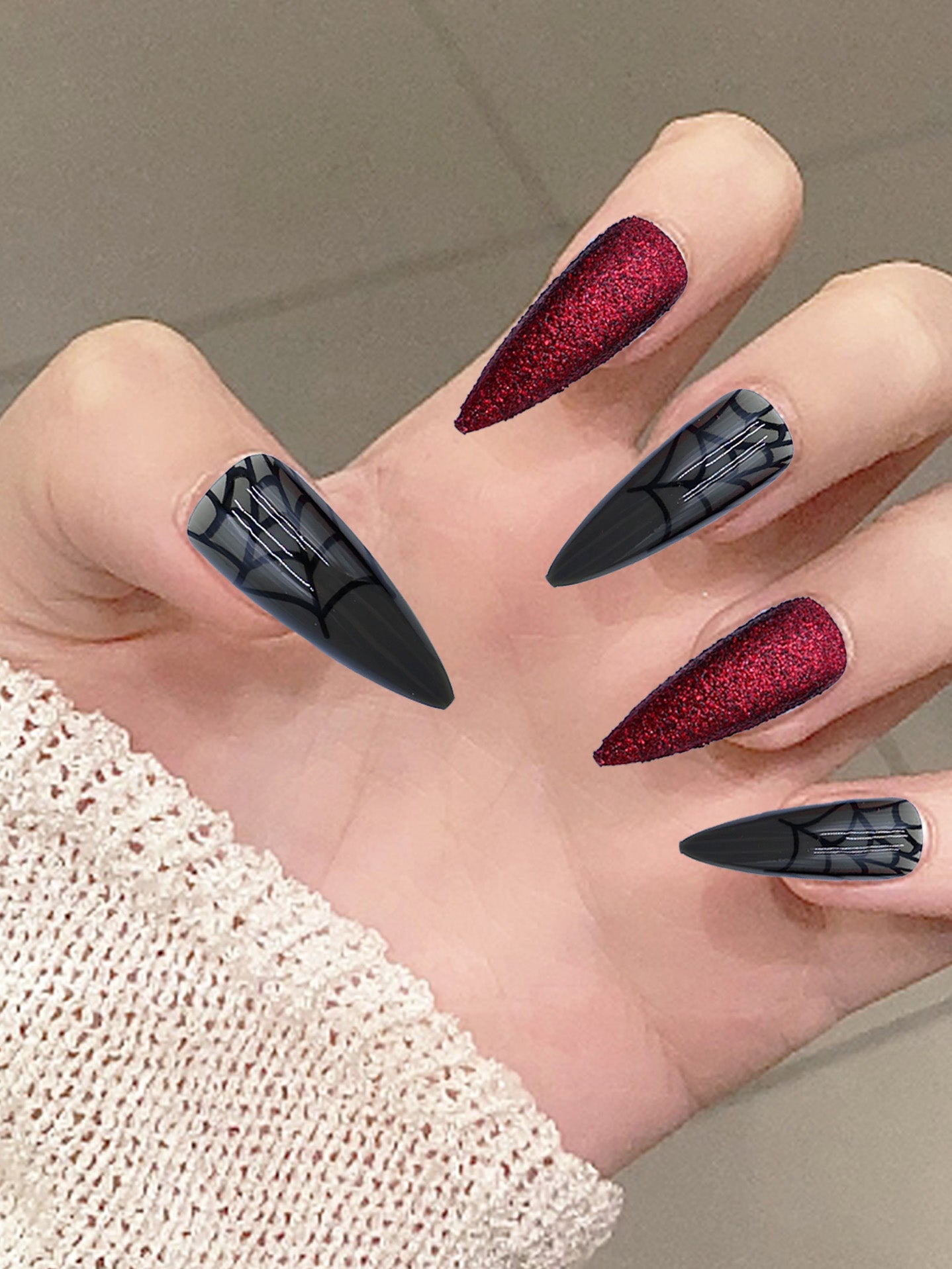 Uñas Postizas  – Estilo Halloween