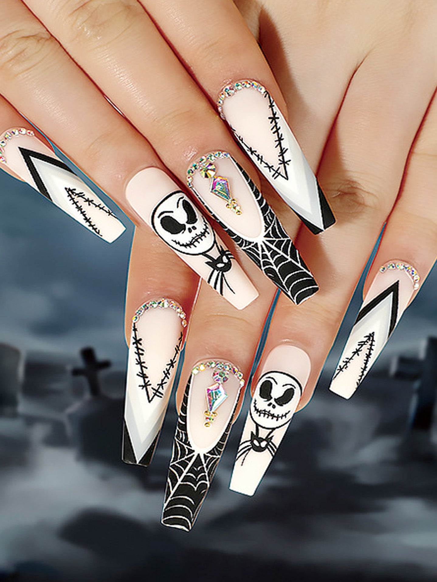 Uñas Postizas  – Estilo Halloween