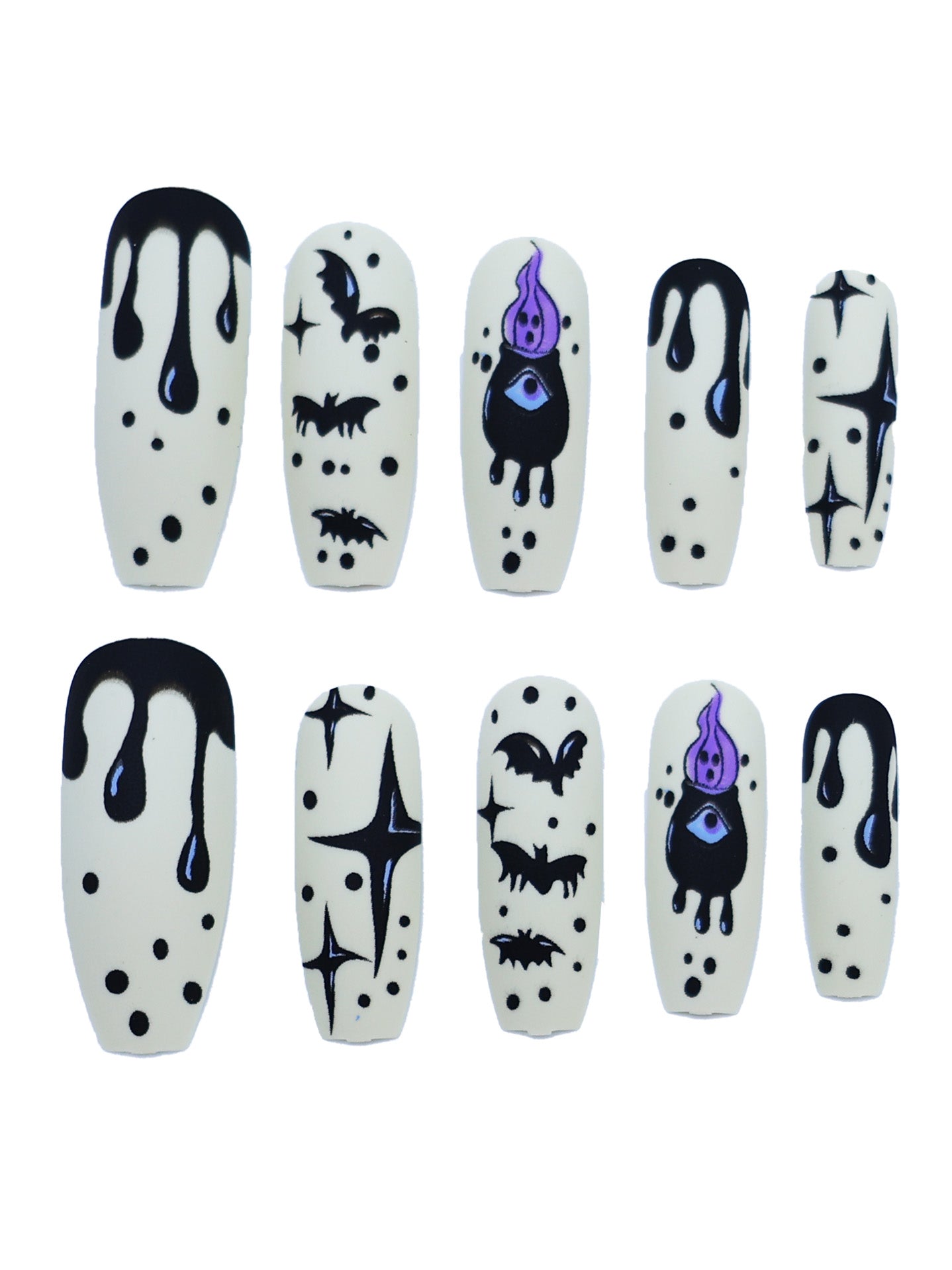 Uñas Postizas  – Estilo Halloween