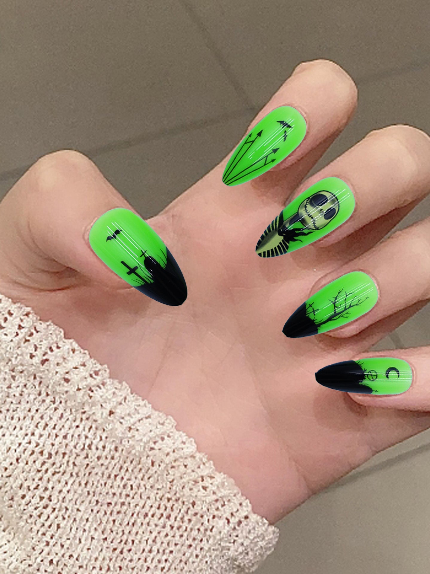 Uñas Postizas  – Estilo Halloween