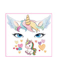 Tatuajes Temporales de Unicornio para Niños