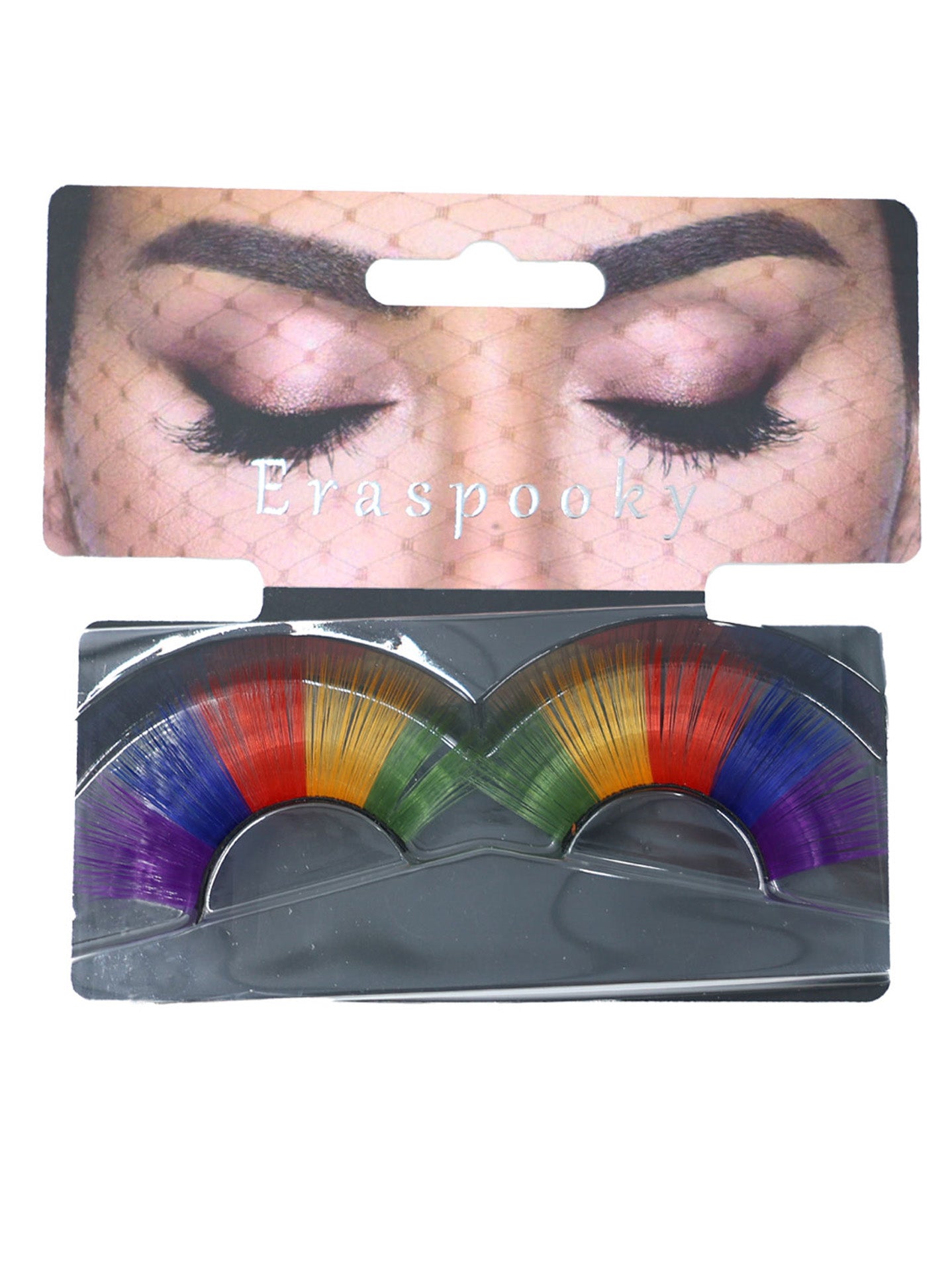 Pestañas Postizas Multicolor con Brillo – Estilo Festivo