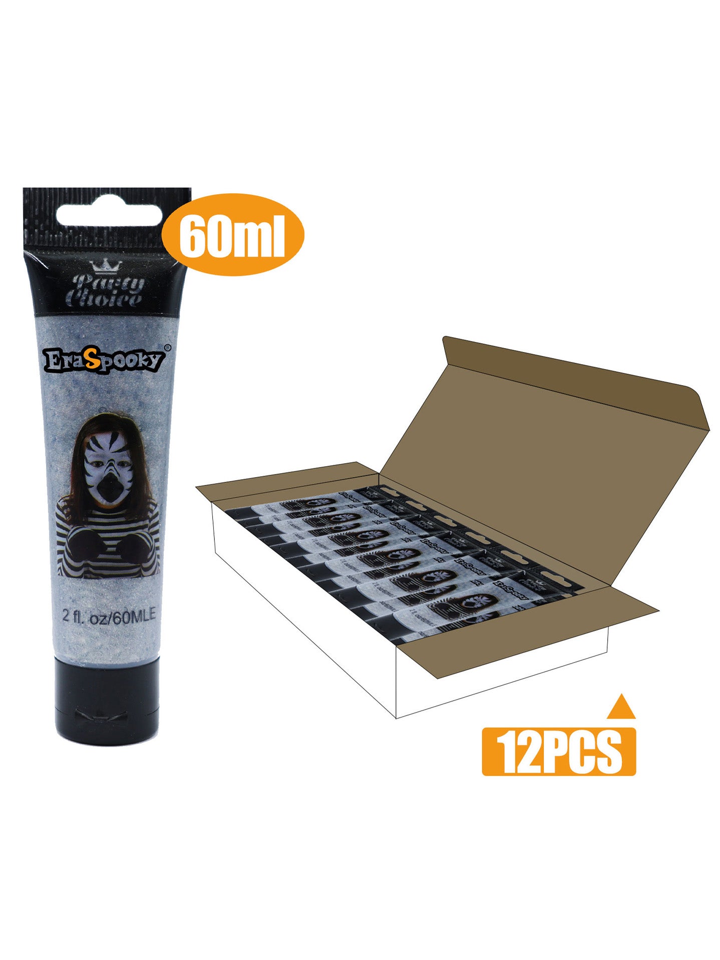 Pintura Facial para Halloween – 60ml (Caja de 12 unidades)