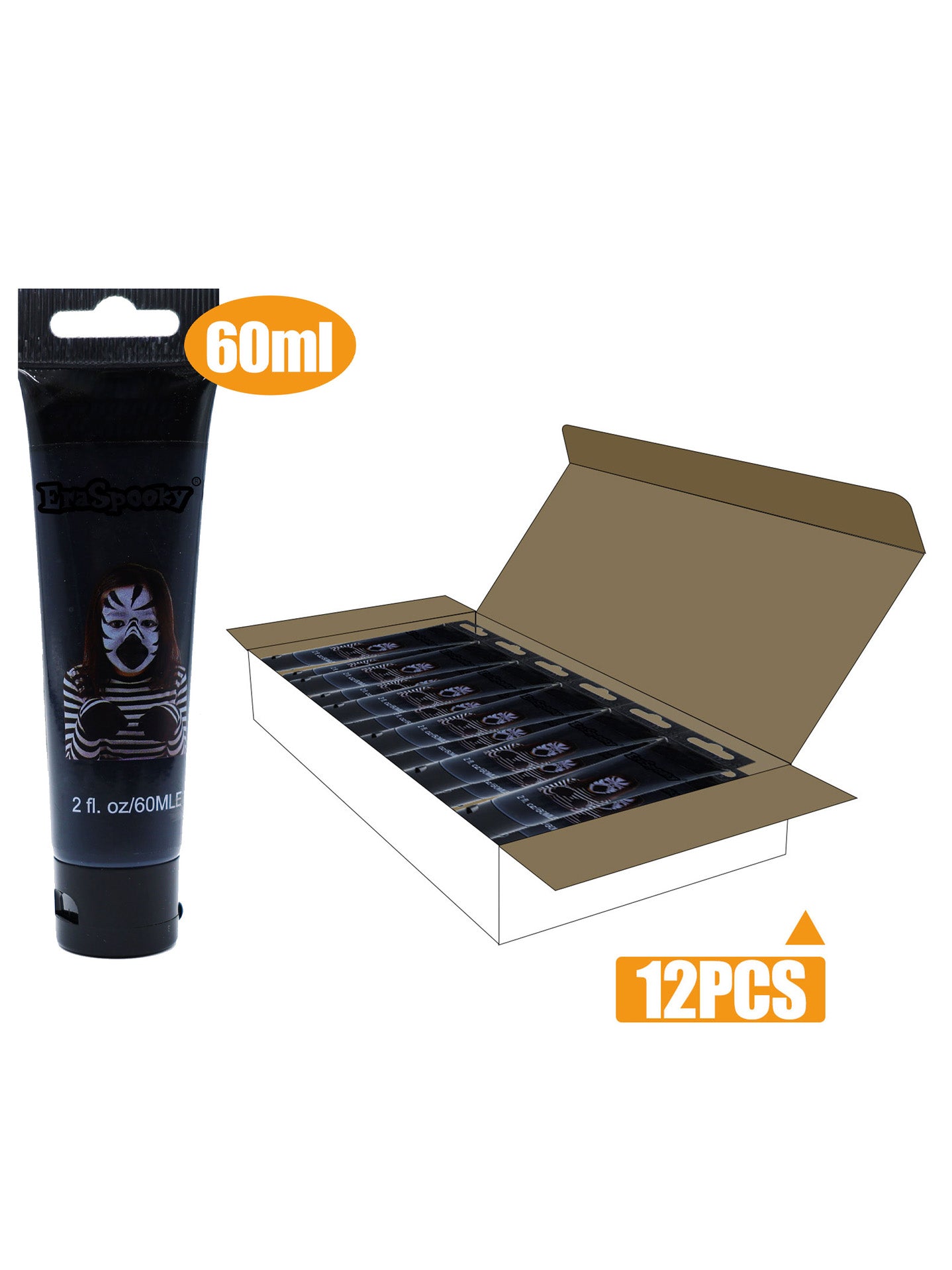 Pintura Facial para Halloween – 60ml (Caja de 12 unidades)