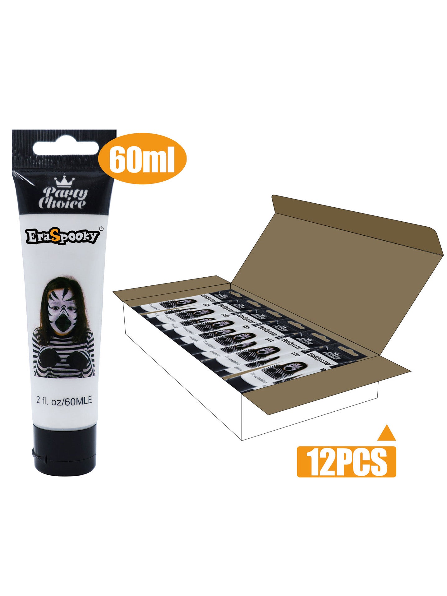 Pintura Facial para Halloween – 60ml (Caja de 12 unidades)