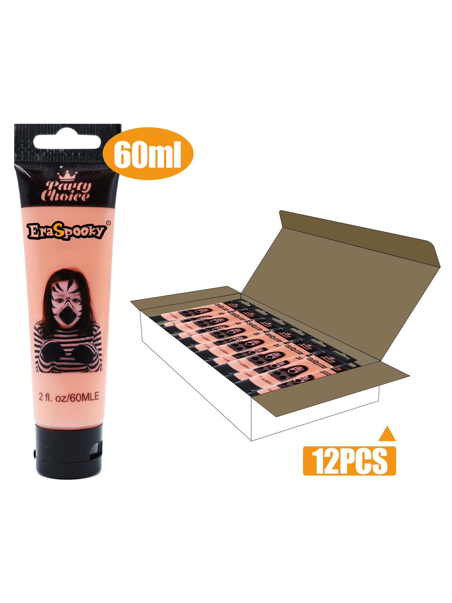 Pintura Facial para Halloween – 60ml (Caja de 12 unidades)