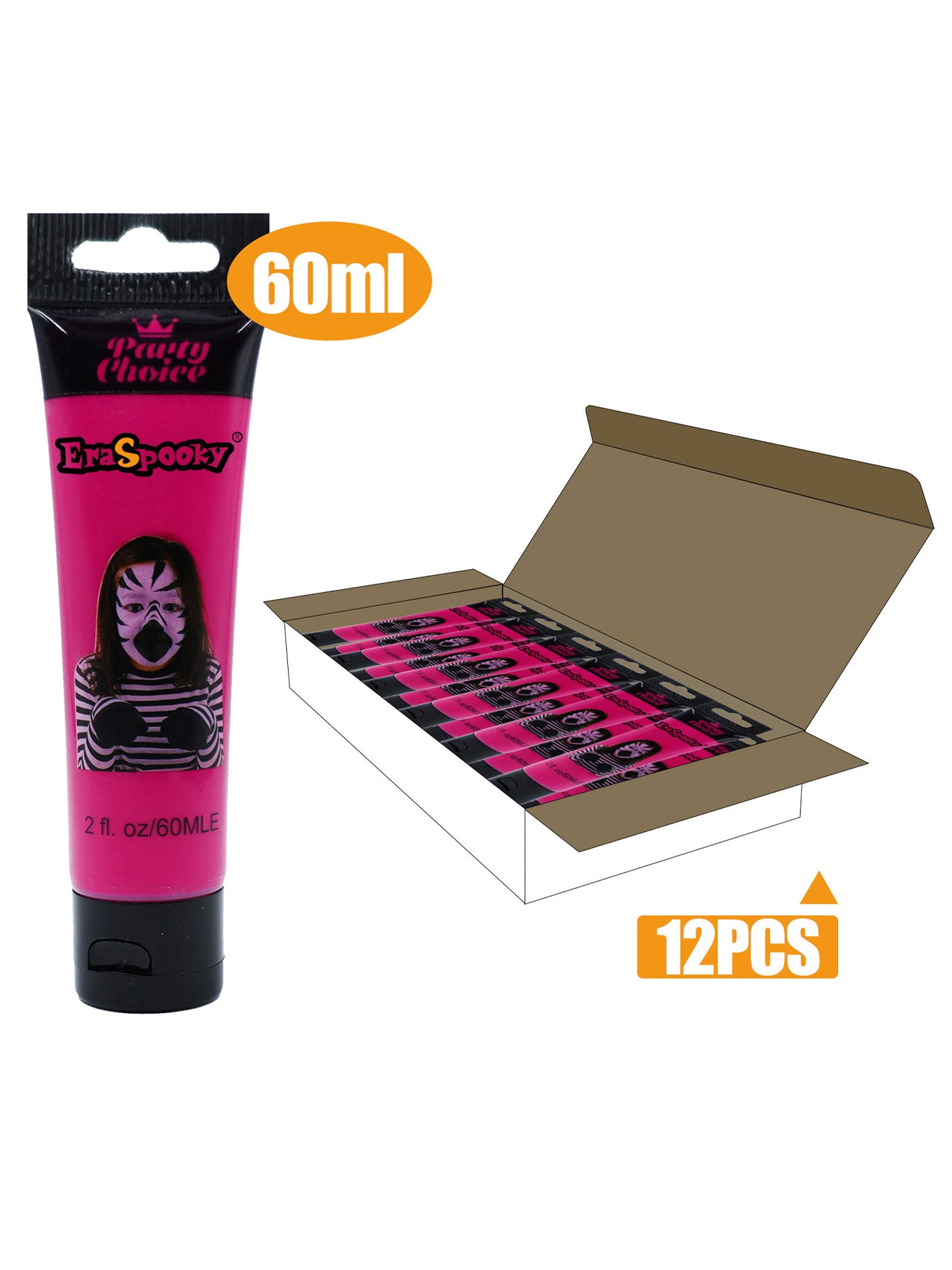 Pintura Facial para Halloween – 60ml (Caja de 12 unidades)