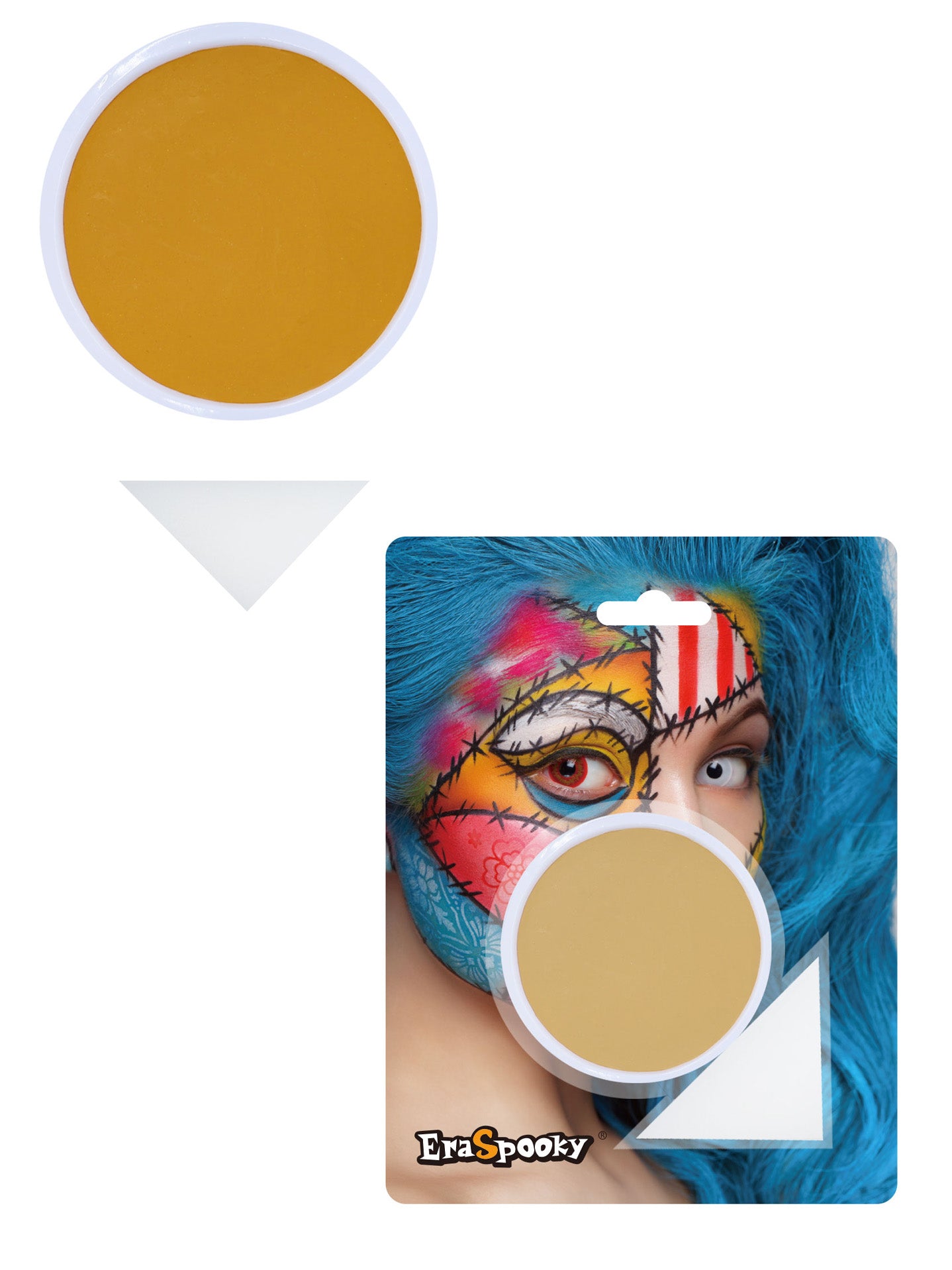 Maquillaje Facial en Crema con Esponja Triangular