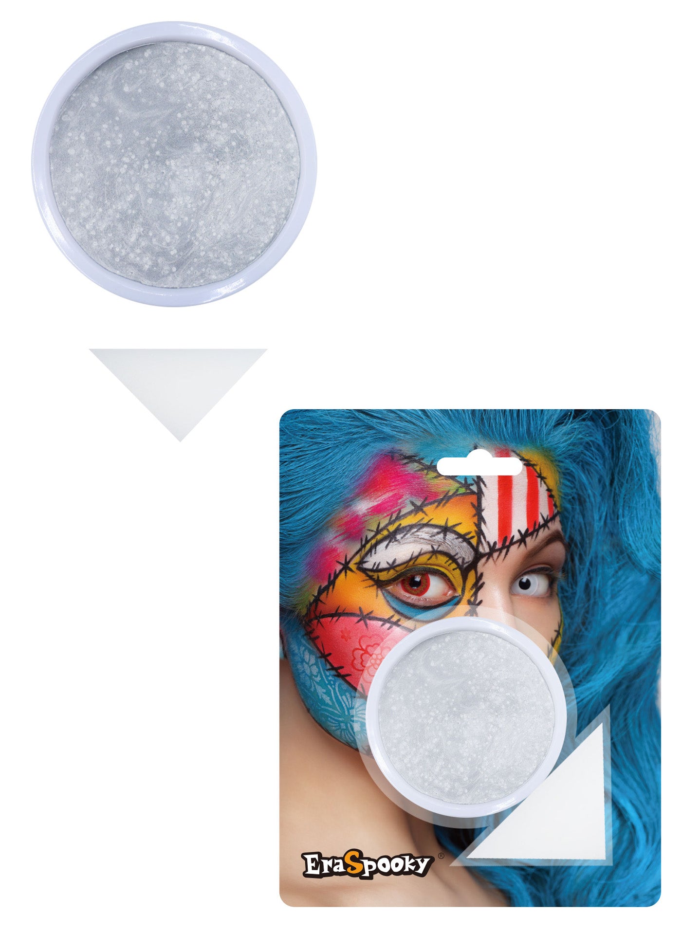 Maquillaje Facial en Crema con Esponja Triangular