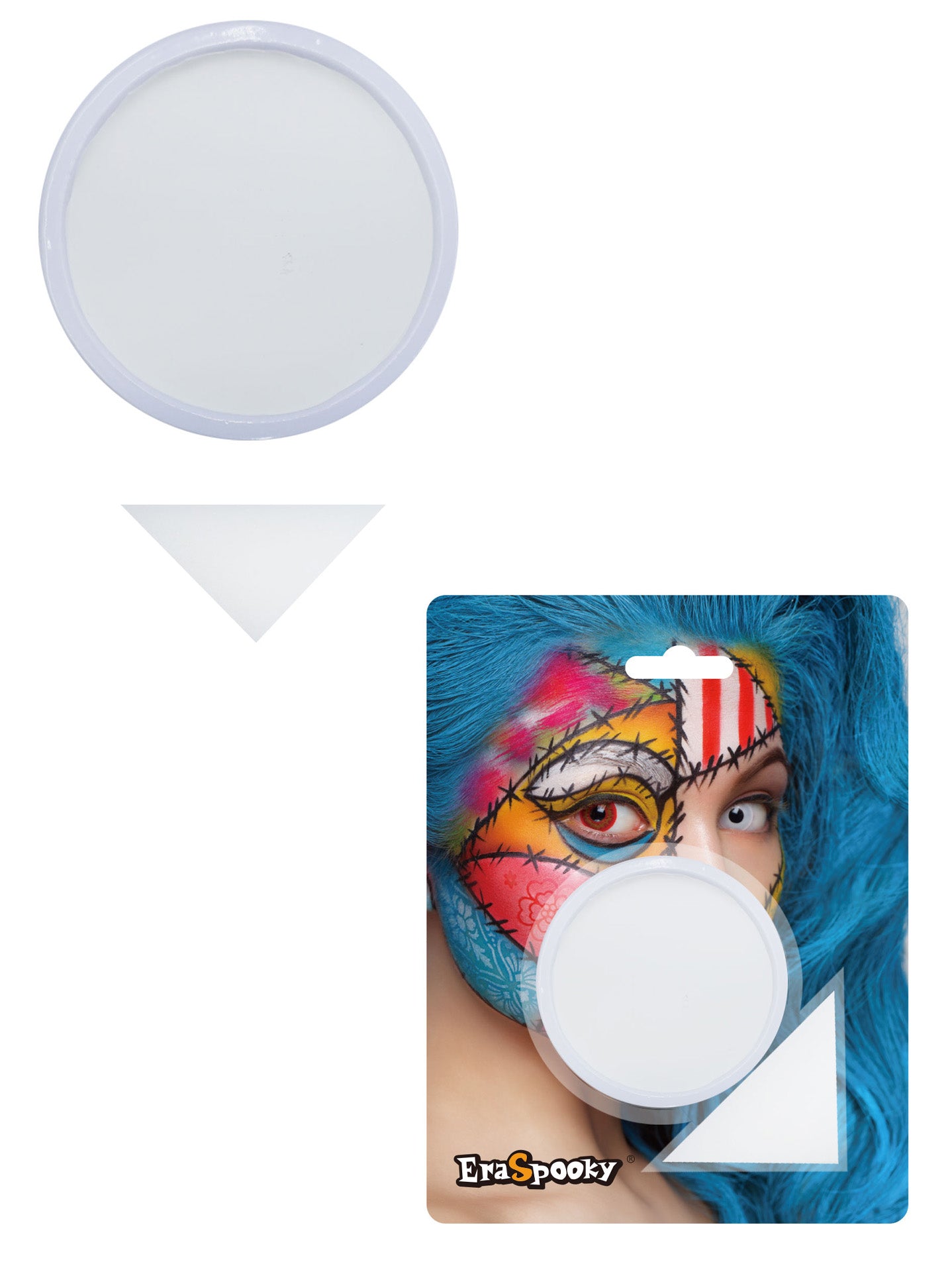 Maquillaje Facial en Crema con Esponja Triangular