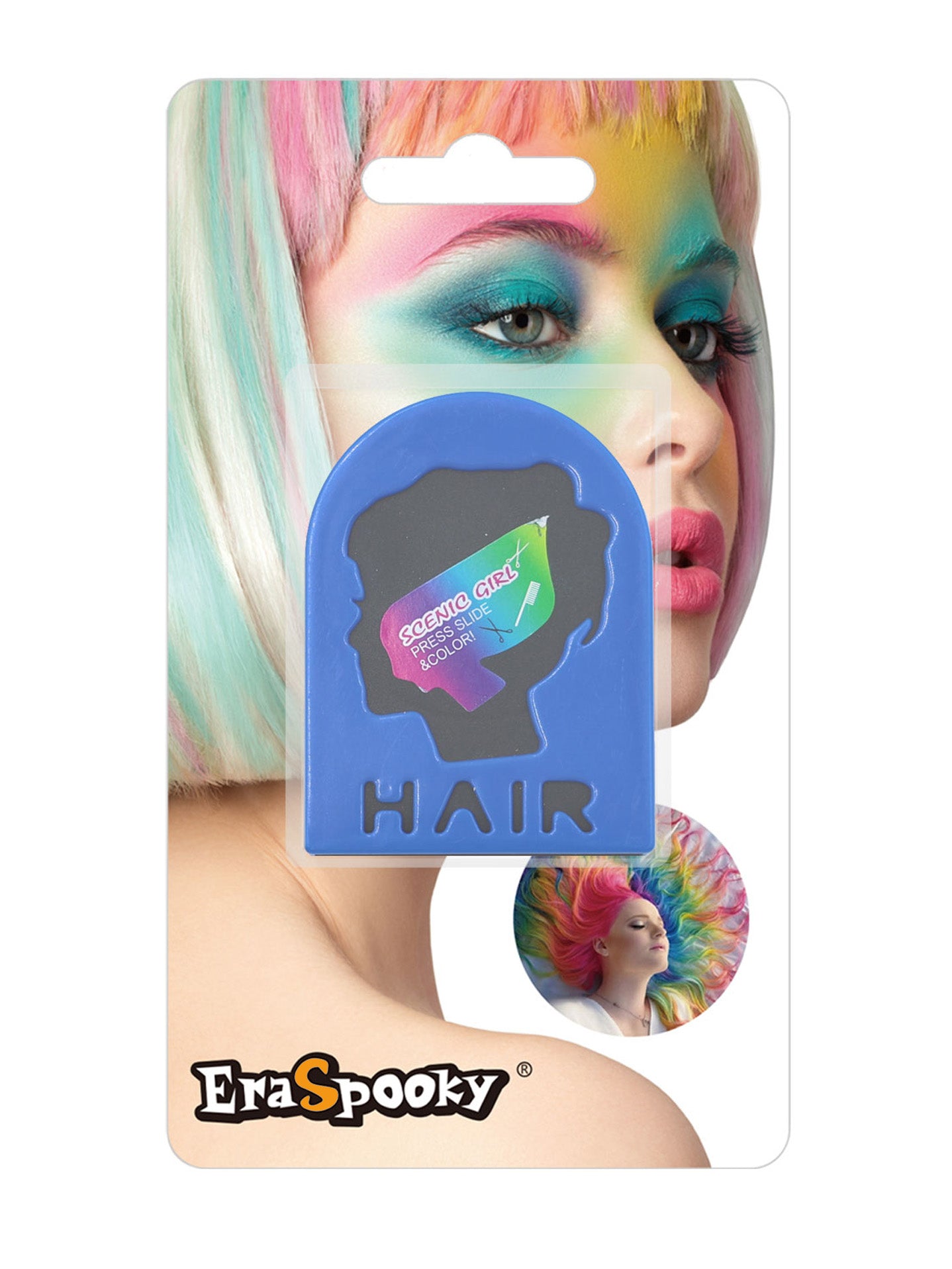 Tiza de Color para el Cabello con Aplicador en Clip