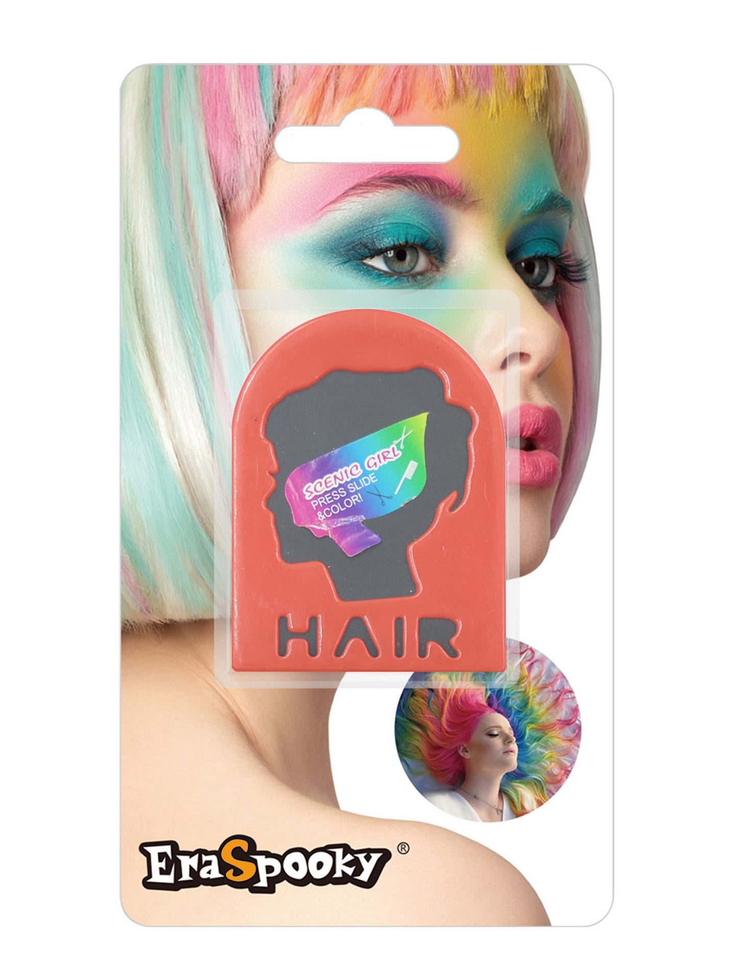 Tiza de Color para el Cabello con Aplicador en Clip